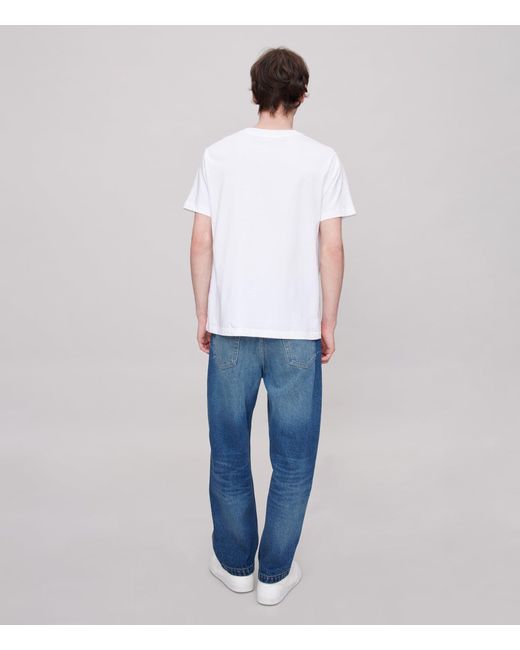 A.P.C. Blue Stonewashed Indigo for men