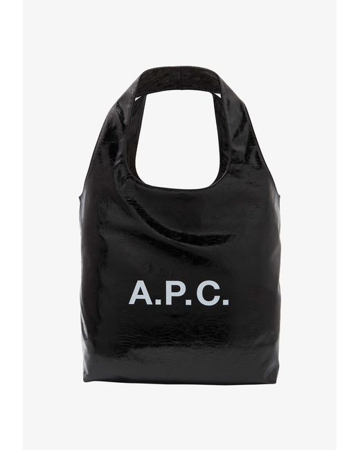 A.P.C. A. P.c. Men's Ninon Tote Bag One Size In Black for men