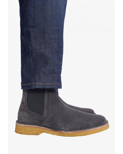A.P.C. Multicolor A. P.c. Theodore Ankle Boots Us 9 Dark Grey for men