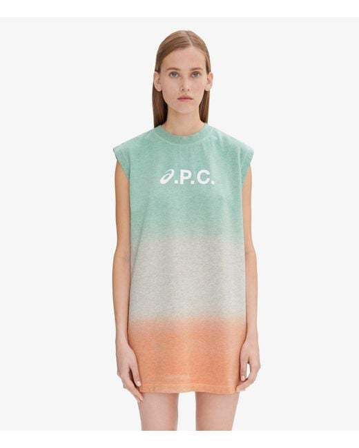 A.P.C. Green A. P.c. Valey Dress S Multicoloured