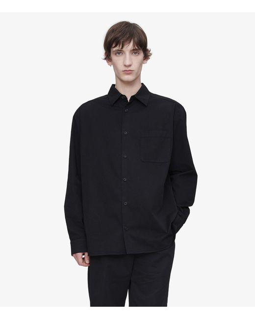 A.P.C. A. P.c. Malo Shirt S Black for men