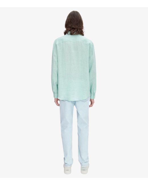 A.P.C. Blue Stonewashed Indigo for men