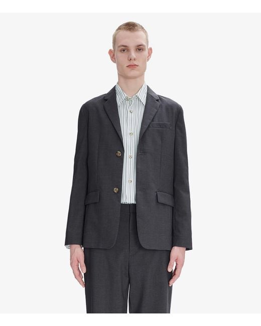A.P.C. Blue A. P.c. Men's Harry Jacket Size: 44 In Gray for men