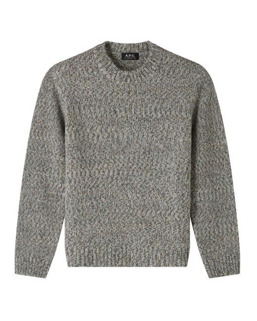 A.P.C. Heather Blue Gray for men