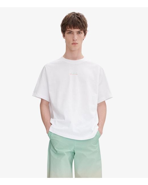 A.P.C. A. P.c. Wind T-shirt M White for men