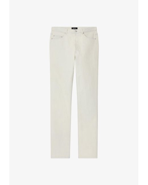 A.P.C. White A. P.c. Men's Standard Jeans Size: 29 In Bleached Out for men