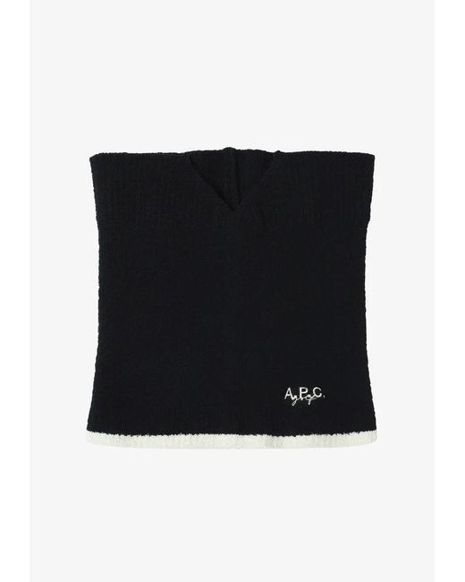 A.P.C. A. P.c. Lee Neck Warmer Womens One Size Black