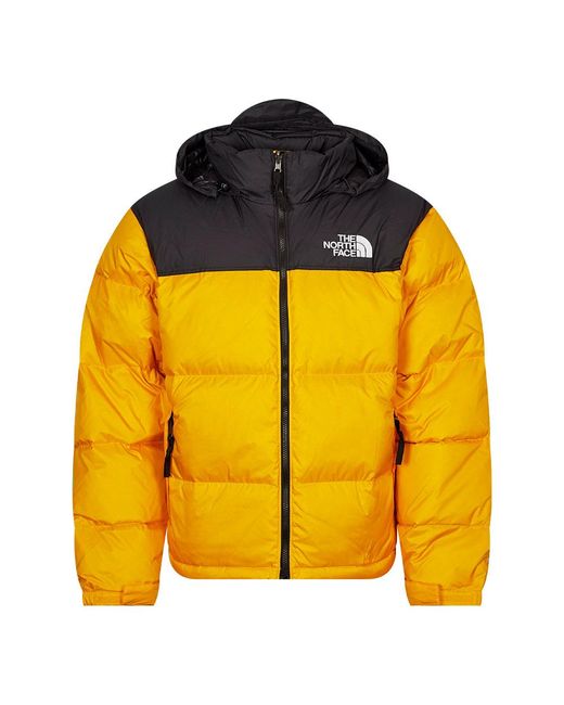 The North Face Nuptse Jacket in Yellow for Men | Lyst
