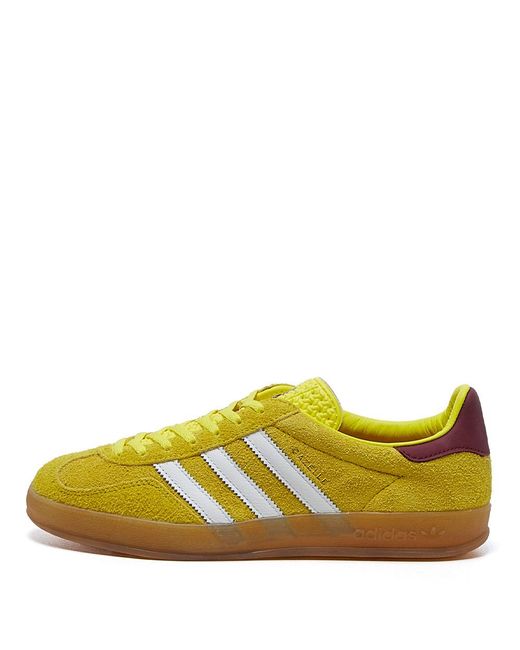 adidas Wmns Gazelle Indoor Sneakers Bright Yellow | Lyst