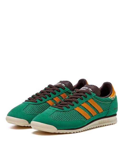 adidas Sl72 Knit Trainer in Green for Men | Lyst