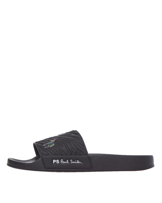 Paul Smith Synthetic Summit True Black Sliders For Men Save 55 Lyst