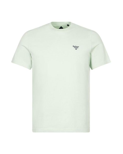 barbour t shirt mens