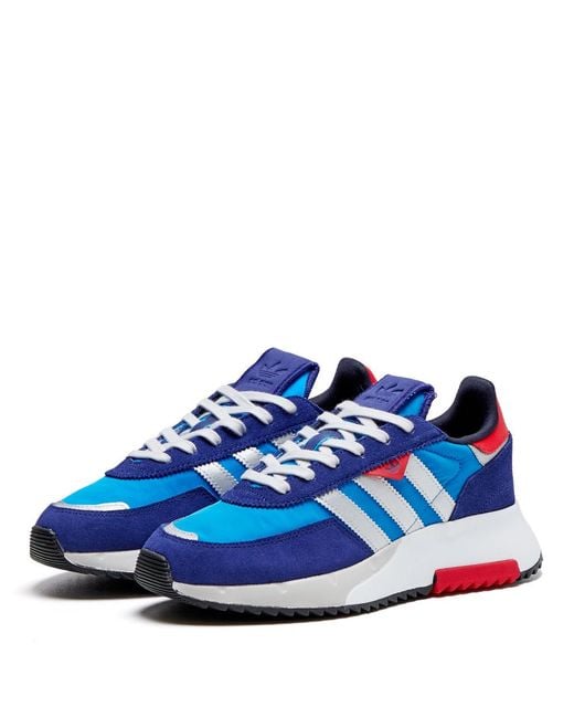 adidas blue trainers