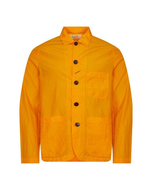 Universal Works Bakers Chore Jacket in Yellow for Men Lyst UK