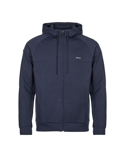Hugo boss best sale saggy hoodie navy