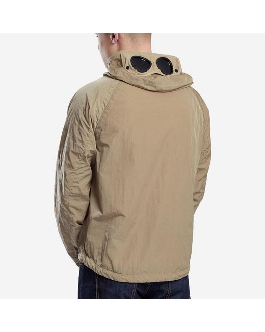 C.P. Company Chrome-r Goggle Jacket in Natural for Men | Lyst