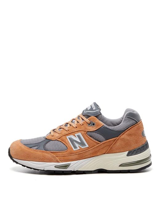 New Balance 991 Miuk Trainers in Brown for Men Lyst UK