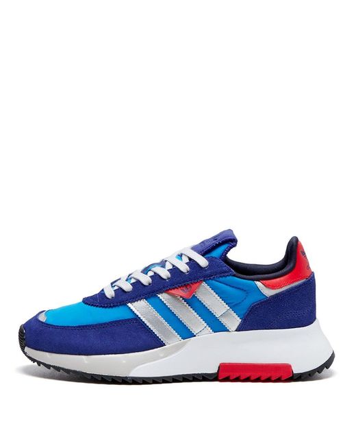 adidas blue trainers
