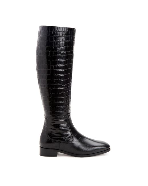 Aquatalia Leather Clara Shoes Boots in Black | Lyst