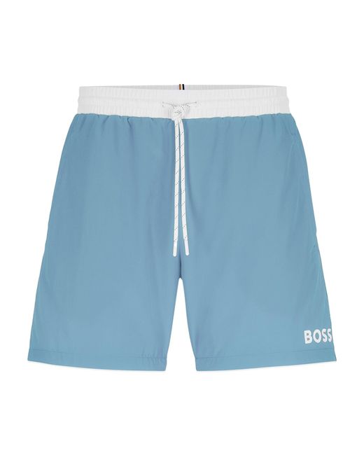 BOSS by HUGO BOSS Starfish Swim Short in Blue for Men | Lyst