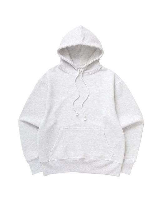 Power Goods White Loopback Hoodie for men
