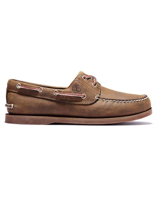 Timberland Classic Boat Shoe in Brown for Men | Lyst UK