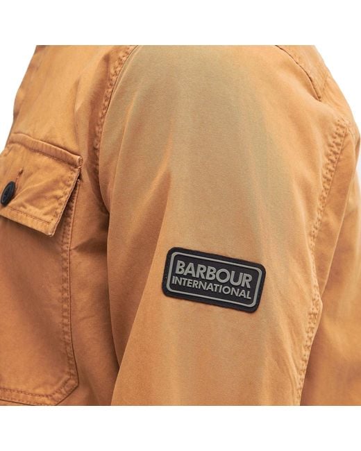 Barbour Brown Adey Overshirt for men