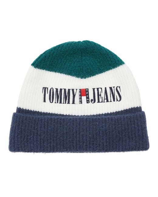 Tommy Hilfiger Tommy Jeans Modern Tech Beanie in Blue for Men | Lyst