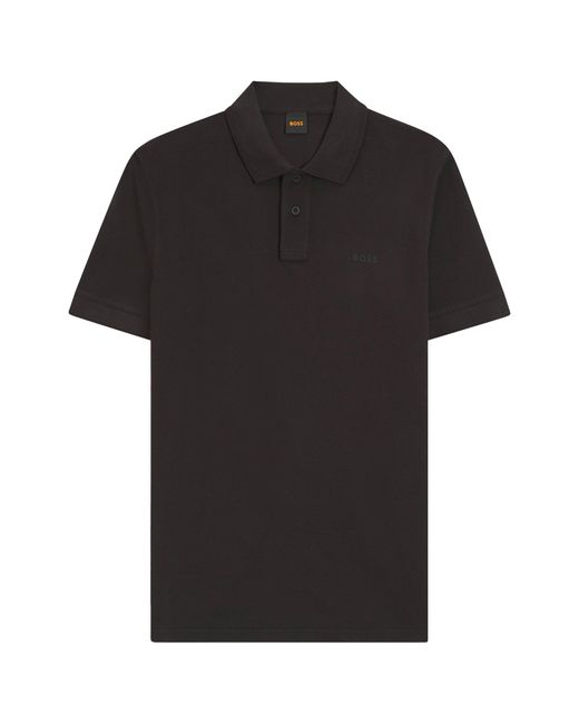 Boss Black Prime Cotton Piqué Polo for men