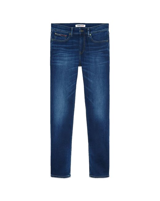Tommy Hilfiger Ryan Regular Straight Jeans Aspen Dark Blue Stretch for Men  | Lyst