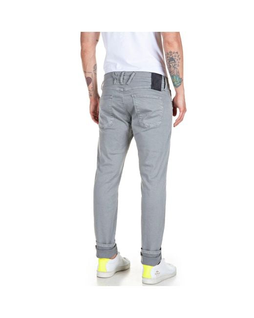 Luipaard hulp in de huishouding Demon Replay Hyperflex X-lite Anbass Colour Edition Slim Fit Jeans in Gray for  Men | Lyst