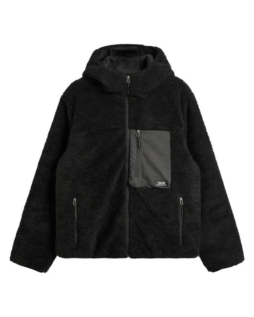 Men's Black Mountain Boa Fleece Hooded Jacket