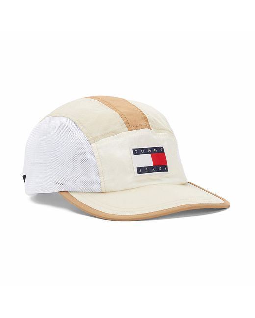 Tommy Hilfiger Tommy Jeans Mesh Travel Cap - Neutral Colourblock in White  for Men | Lyst