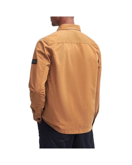 Barbour Brown Adey Overshirt for men