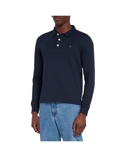 long sleeve farah polo