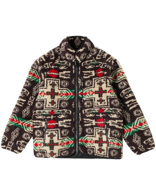 Manastash Brown Chimayo Fleece Jacket for men