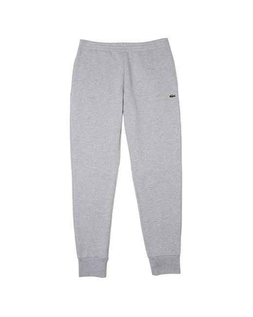 Lacoste Gray Xh9624 Slim Fleece Jogger for men