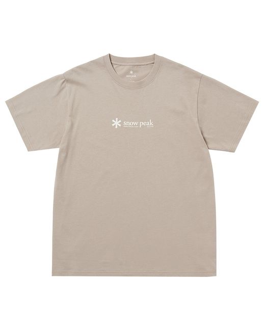 Men's Natural Soft Cotton Logo T-Shirt