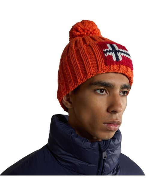 mens bobble hat napapijri