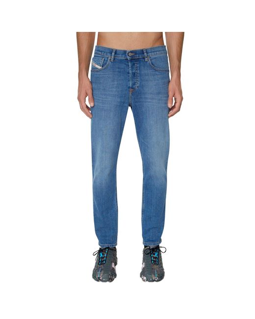 DIESEL D fining 09d47 Tapered Fit Jeans in Blue for Men Lyst