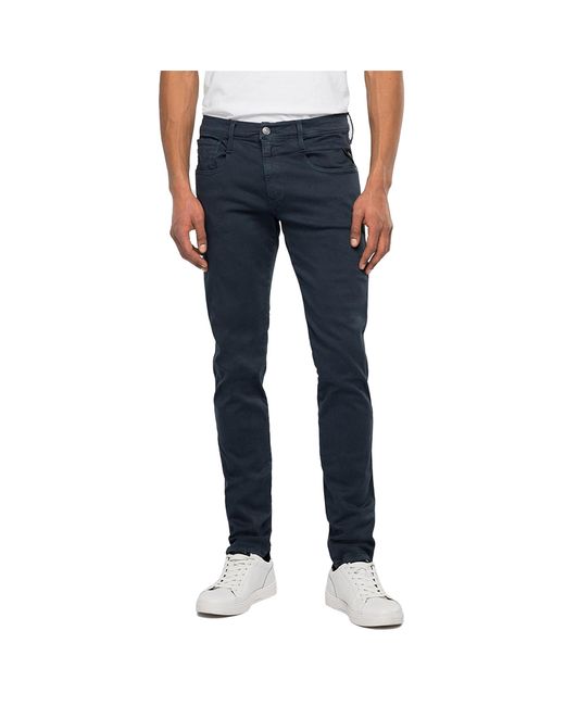 Replay Denim Hyperflex X-lite Anbass Colour Edition Slim Fit Jeans in ...