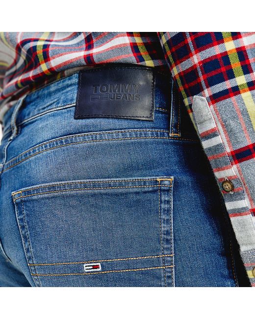 Tommy Hilfiger Denim Ryan Regular Straight Jeans Wilson Mid Blue Stretch  for Men - Save 32% | Lyst