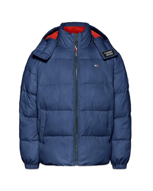 Tommy Hilfiger Tommy Jeans Essential Jacket Twilight Navy in Blue | Lyst