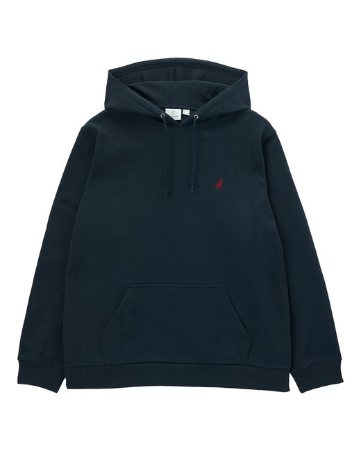 Gramicci Blue One Point Hooded Sweatshirt for men