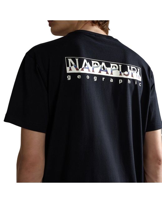 wenselijk Polair Vormen Napapijri S-telemark T-shirt in Black for Men | Lyst