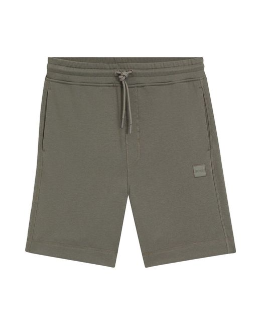 Boss Gray New Sewalk Jog Shorts for men