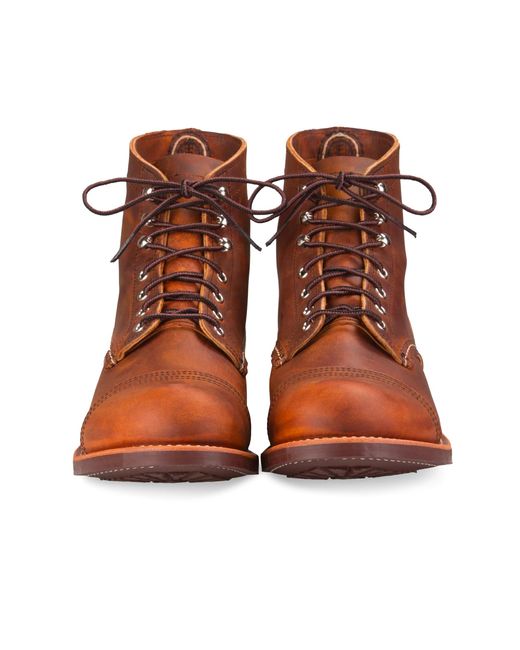 Red Wing 8085 Iron Ranger Boot in Brown for Men | Lyst UK