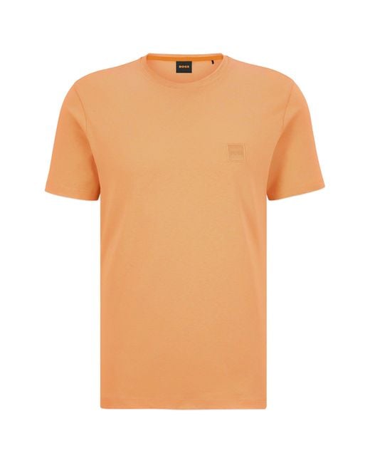 BOSS by HUGO BOSS New T-shirt in Orange for Men Lyst