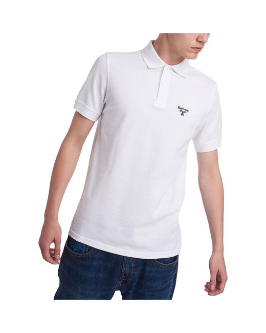 white barbour polo