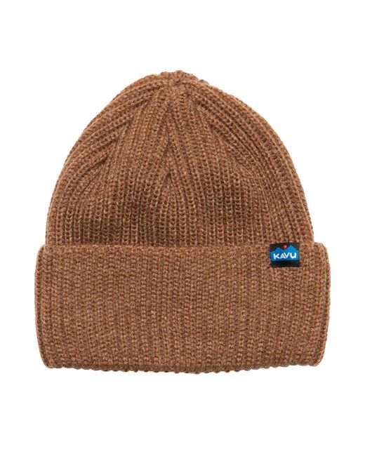 Kavu Brown Trawler Beanie for men